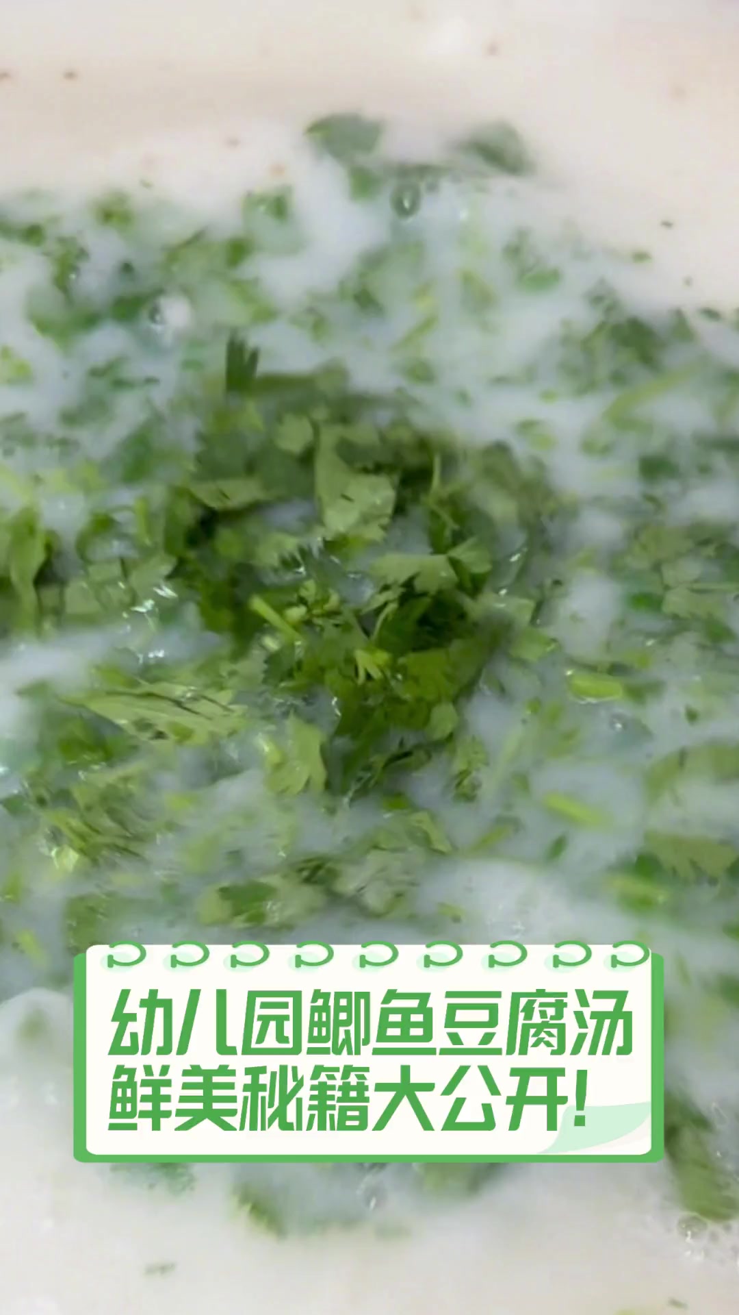幼儿园鲫鱼豆腐汤,鲜美秘籍大公开!
