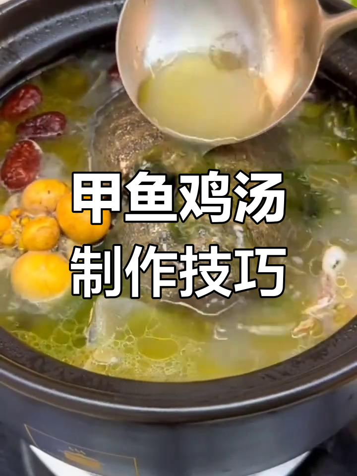 甲鱼炖鸡,滋补汤做法大揭秘