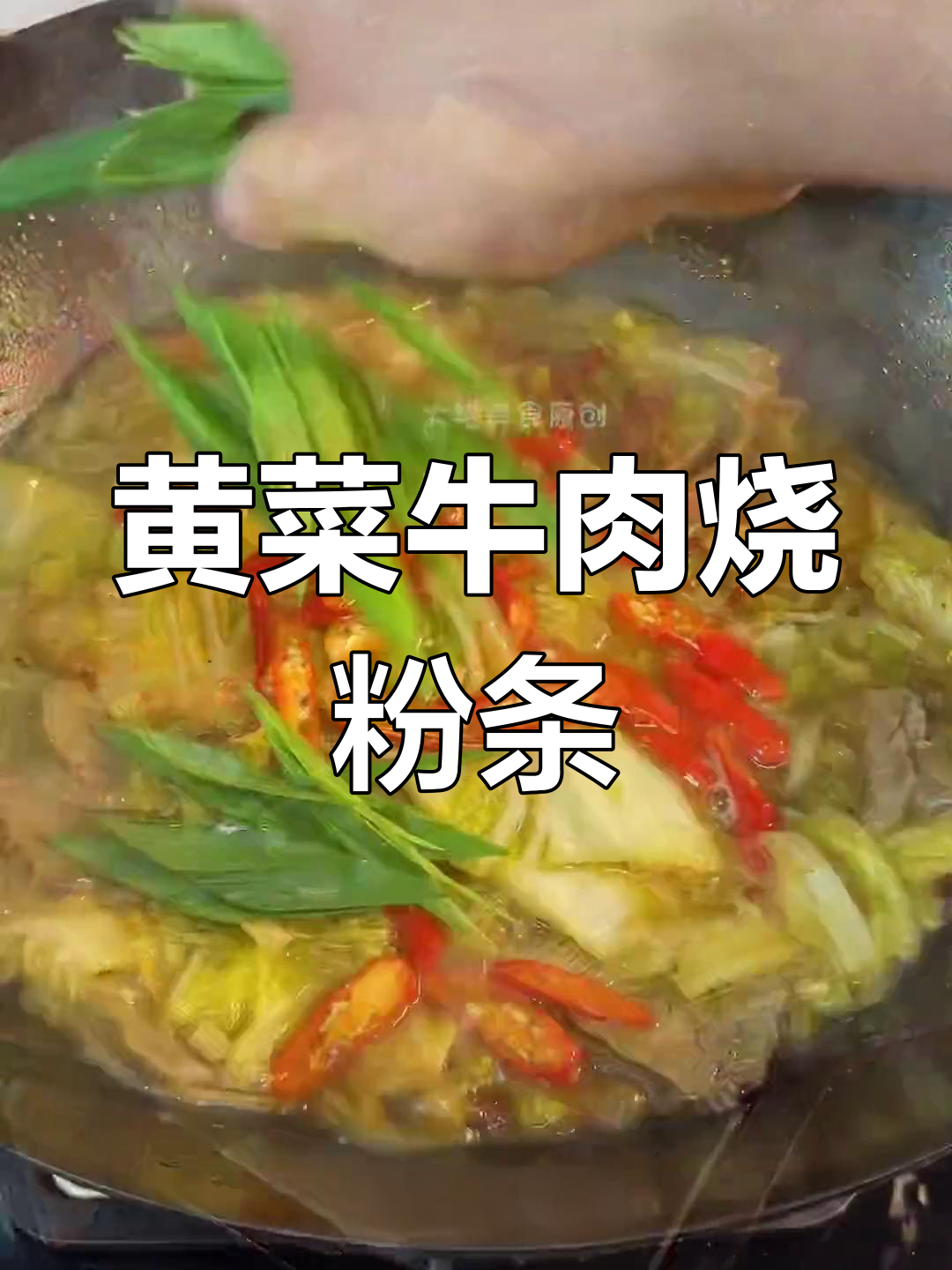 牛肉黄菜炖粉条,暖心又下饭