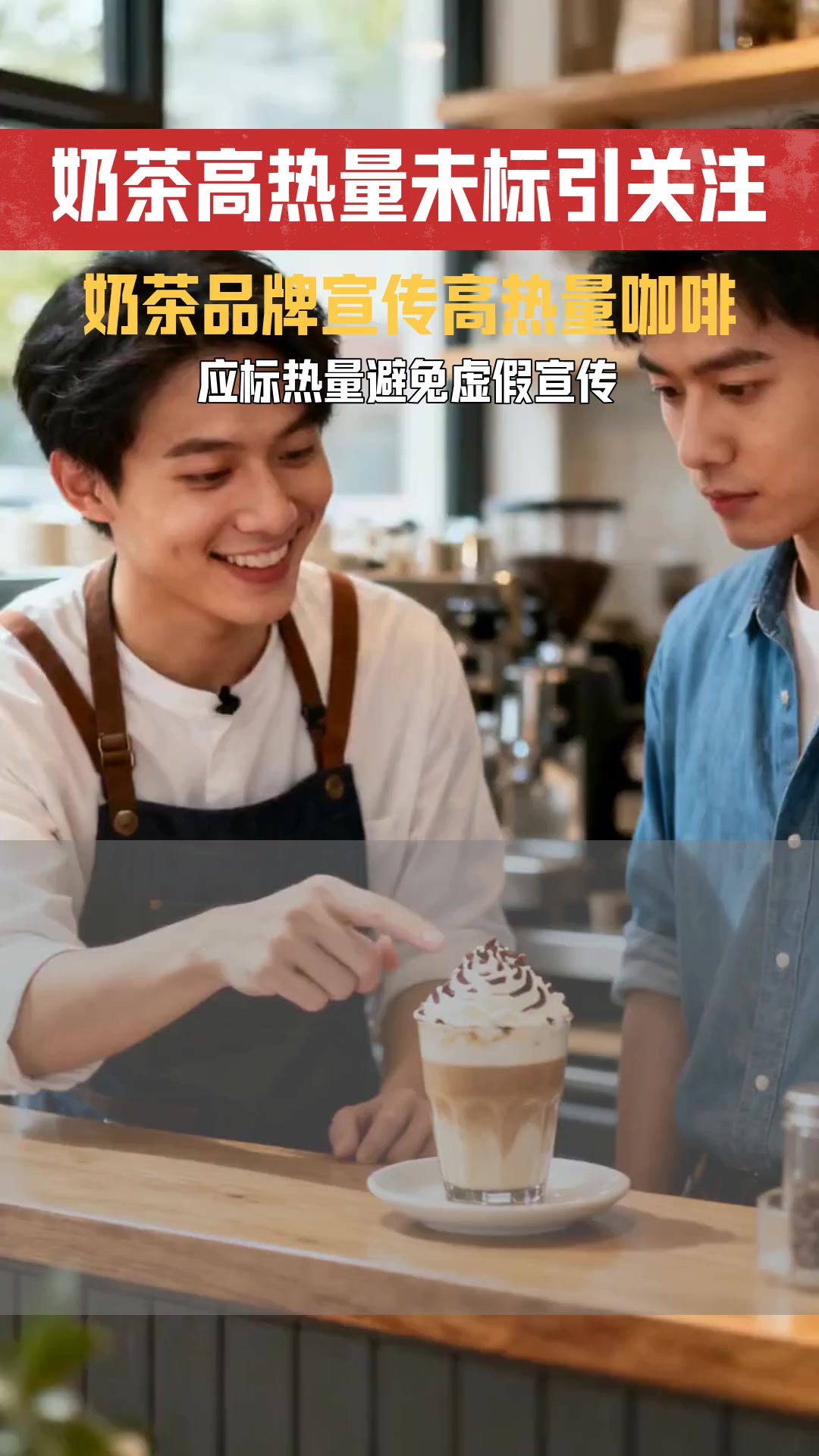 一杯400大卡 奶茶品牌宣传高热量咖啡时是否应明确标注热量信息