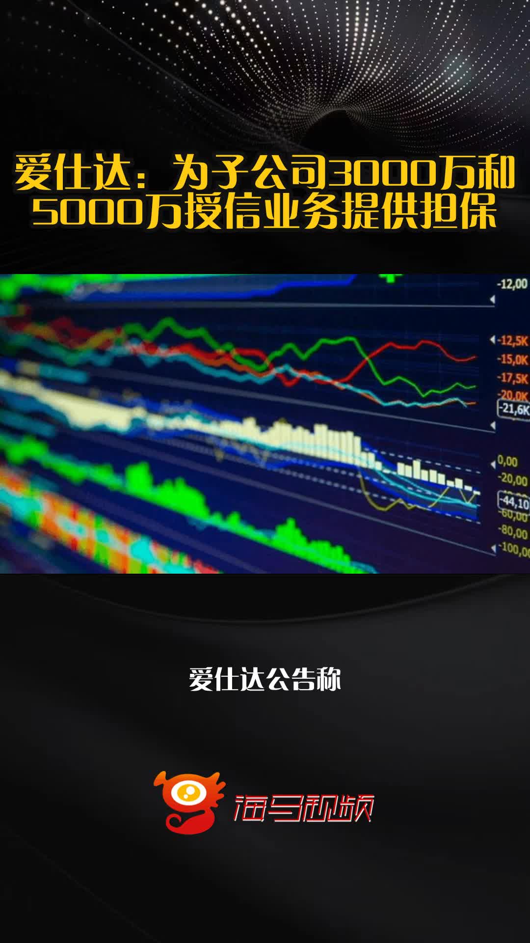 爱仕达：为子公司3000万和5000万授信业务提供担保