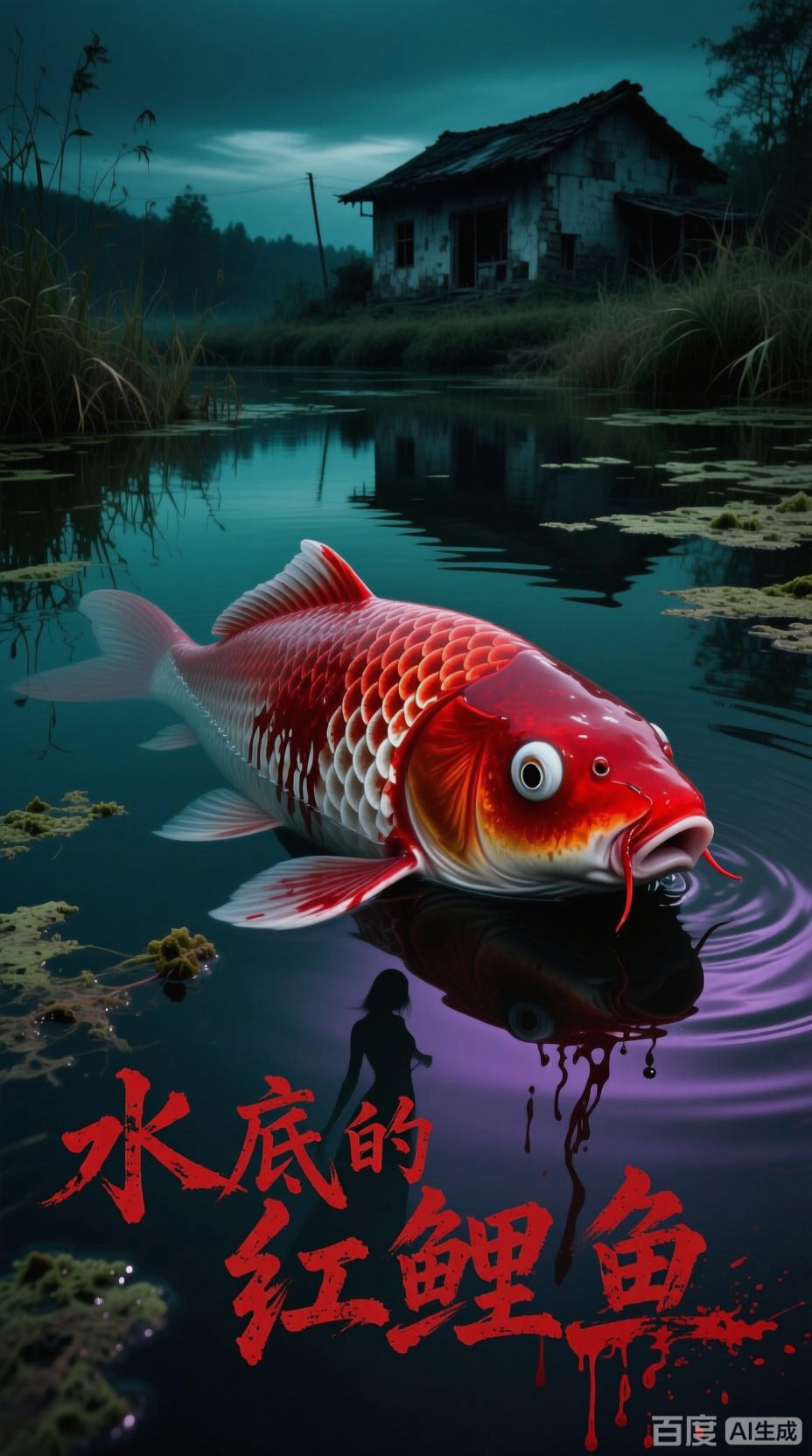 水底红鲤鱼,禁忌莫触碰