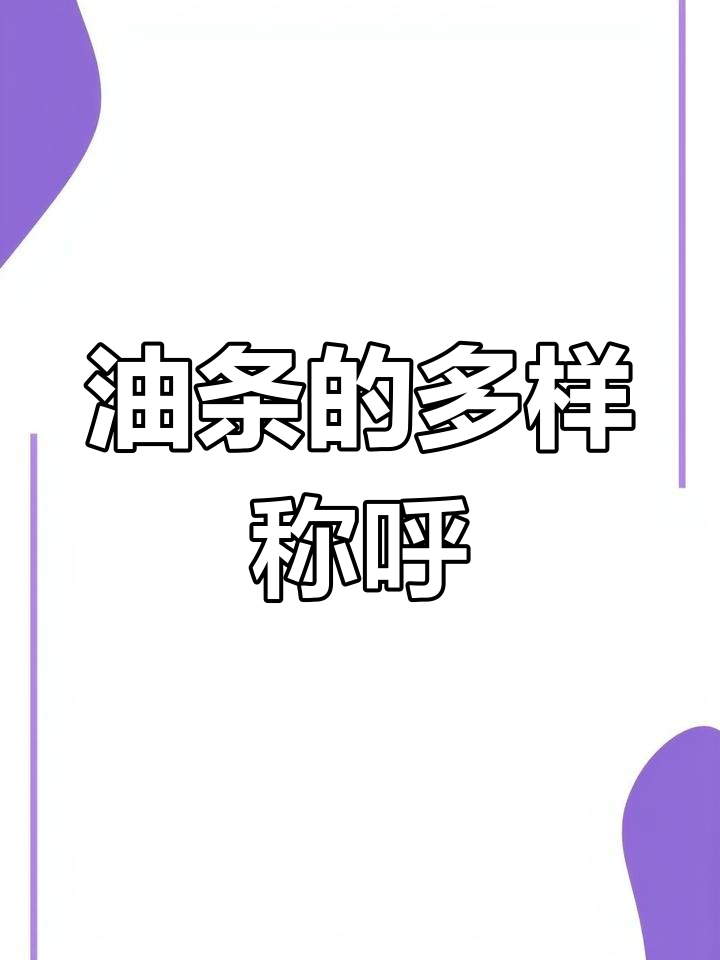 软面油条,各地叫法各异,口感独特