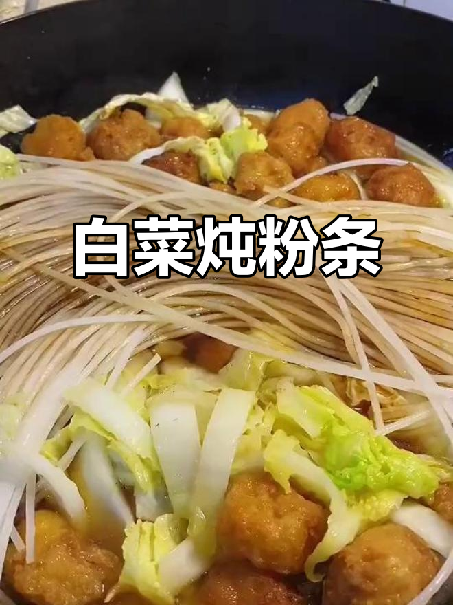 秋冬必备！酸菜白菜炖粉条，豆腐丸子加持更美味