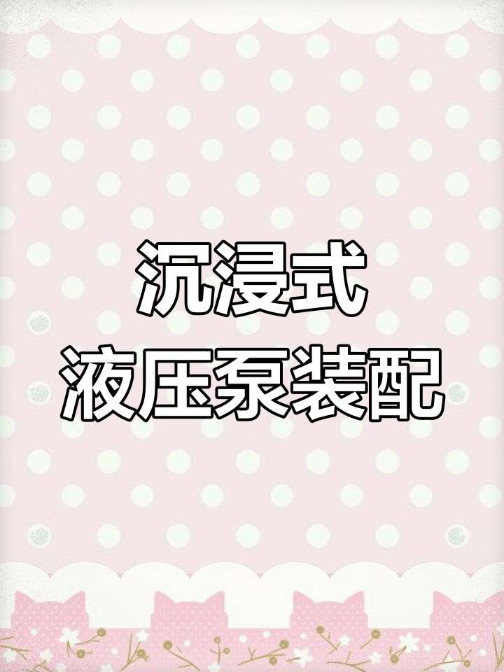 派克液压泵组装全过程,细节拆解不容错过