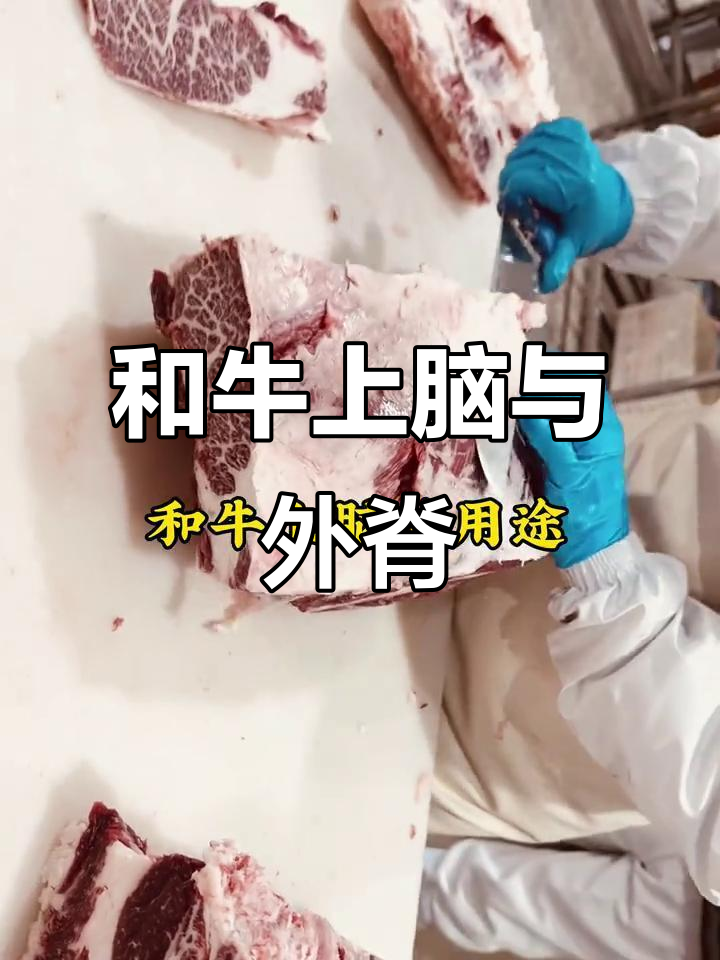 和牛上脑与外脊肉：美味分割，烤火锅必备
