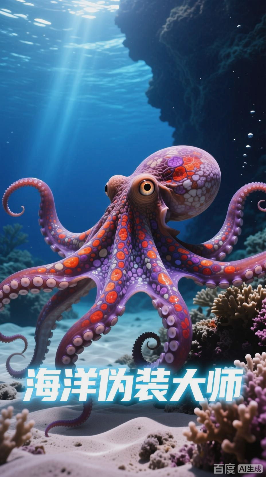 深海幻影：章鱼的伪装艺术