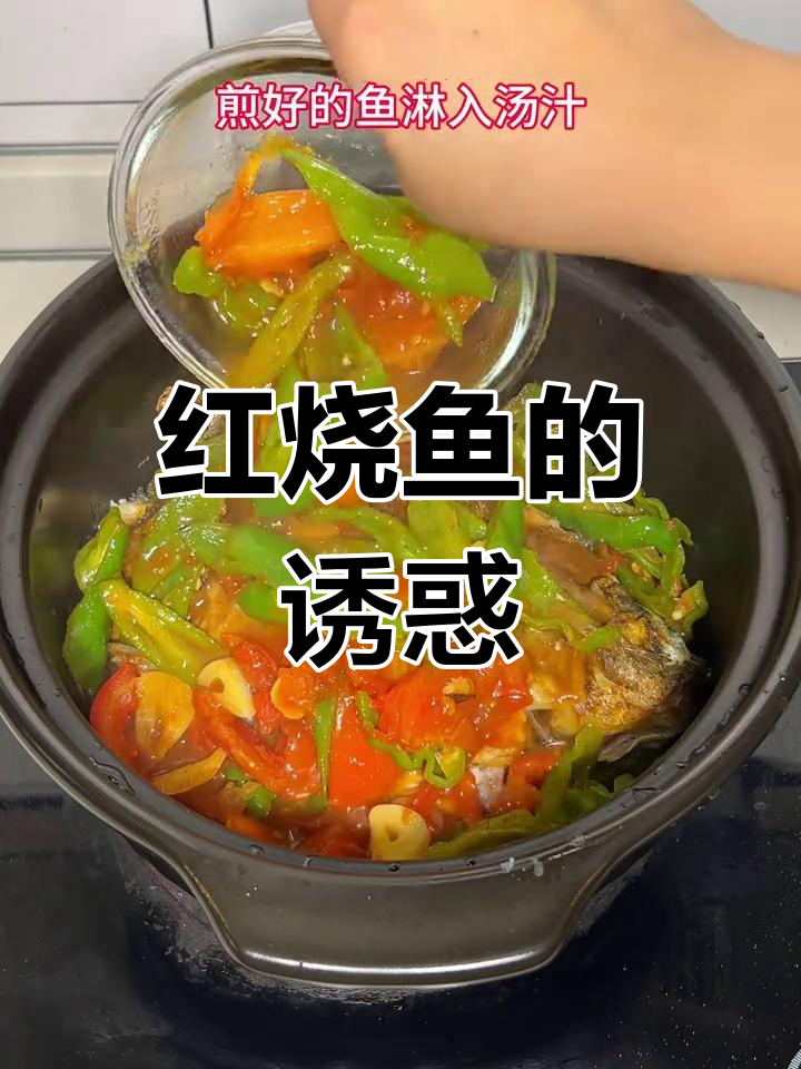 番茄红烧鱼,鲜美鱼肉与浓郁汤汁完美融合