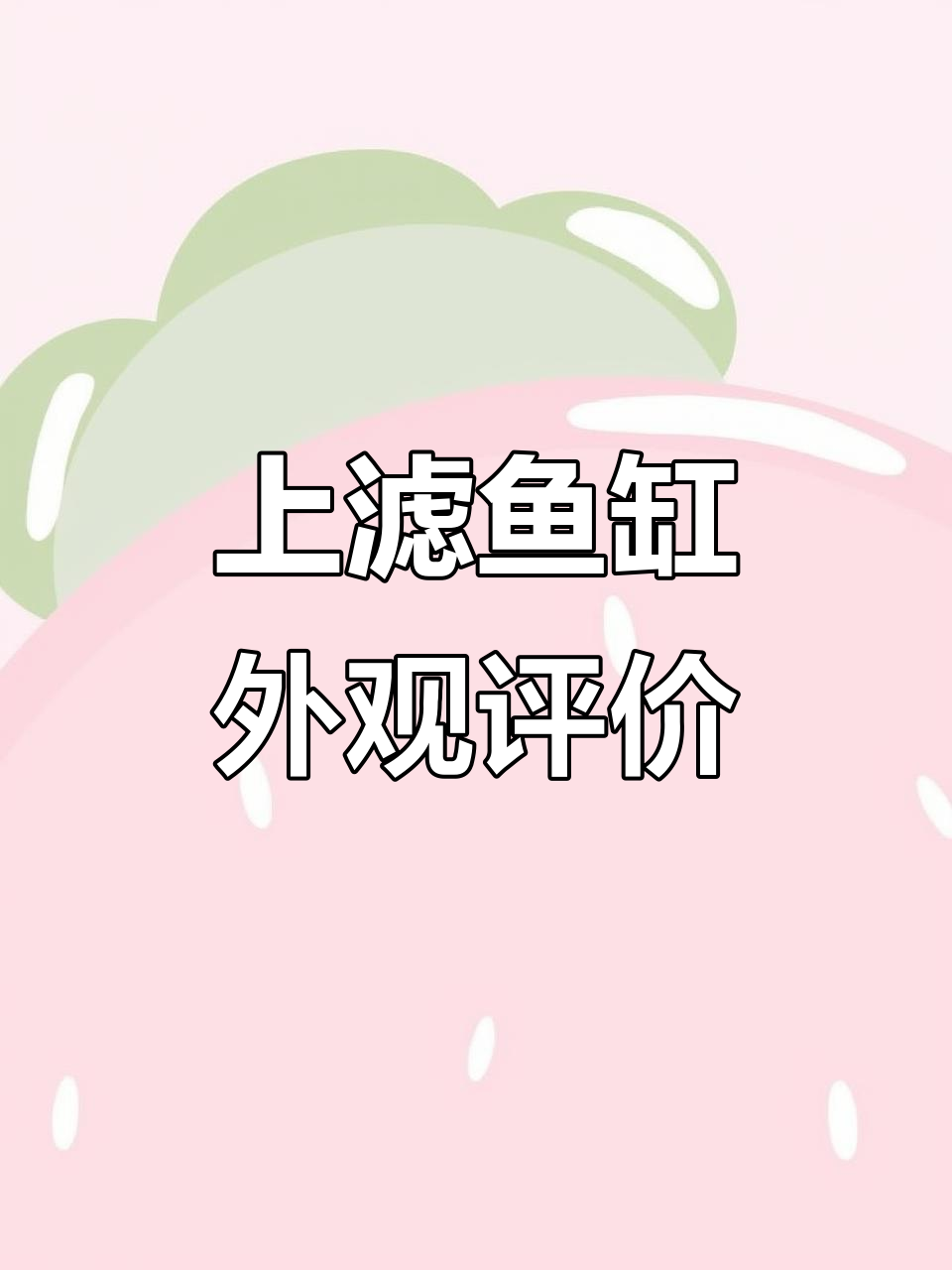 上滤鱼缸真的丑吗?我的看法和改造方案