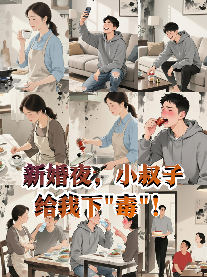 新婚夜小叔子往咖啡里撒盐,我反手给他做了道“辣哭全家的菜”!