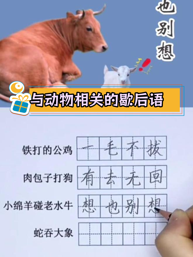 动物歇后语解析:教你轻松学语文