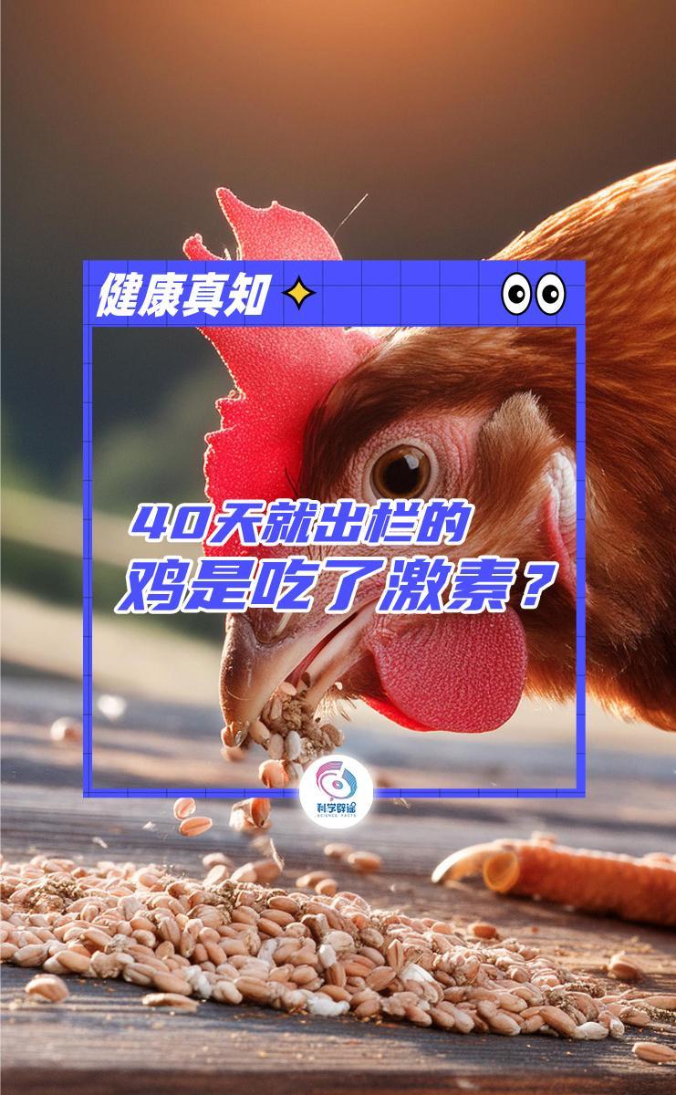 40天就出栏的鸡是吃了激素?