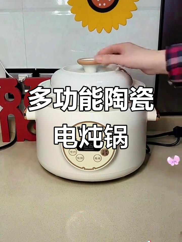 紫砂电炖锅,煲汤煮粥全能,自动保温功能超实用