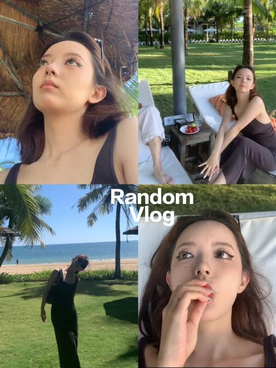 vlog出去玩,全身心投入海边,素材乱的像咸菜 