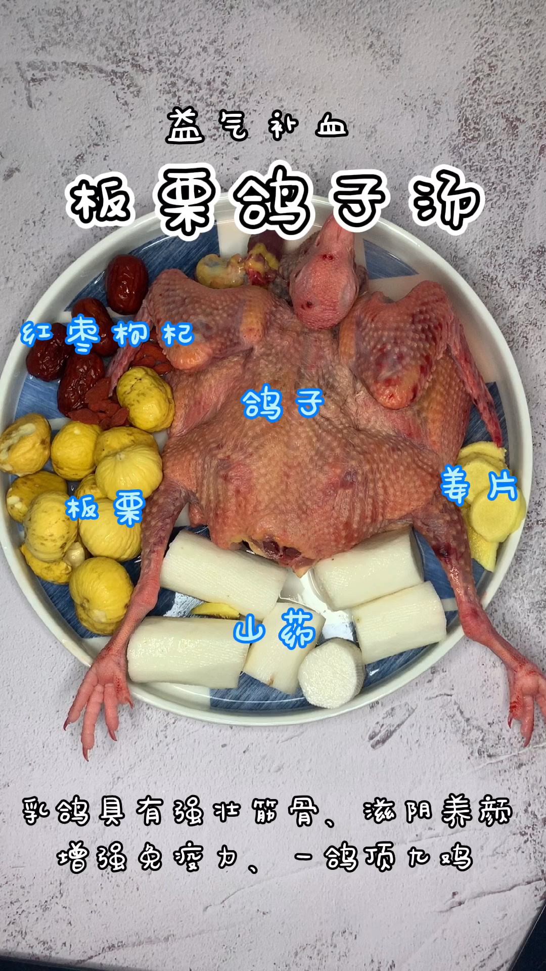 血气双补|板栗鸽子汤