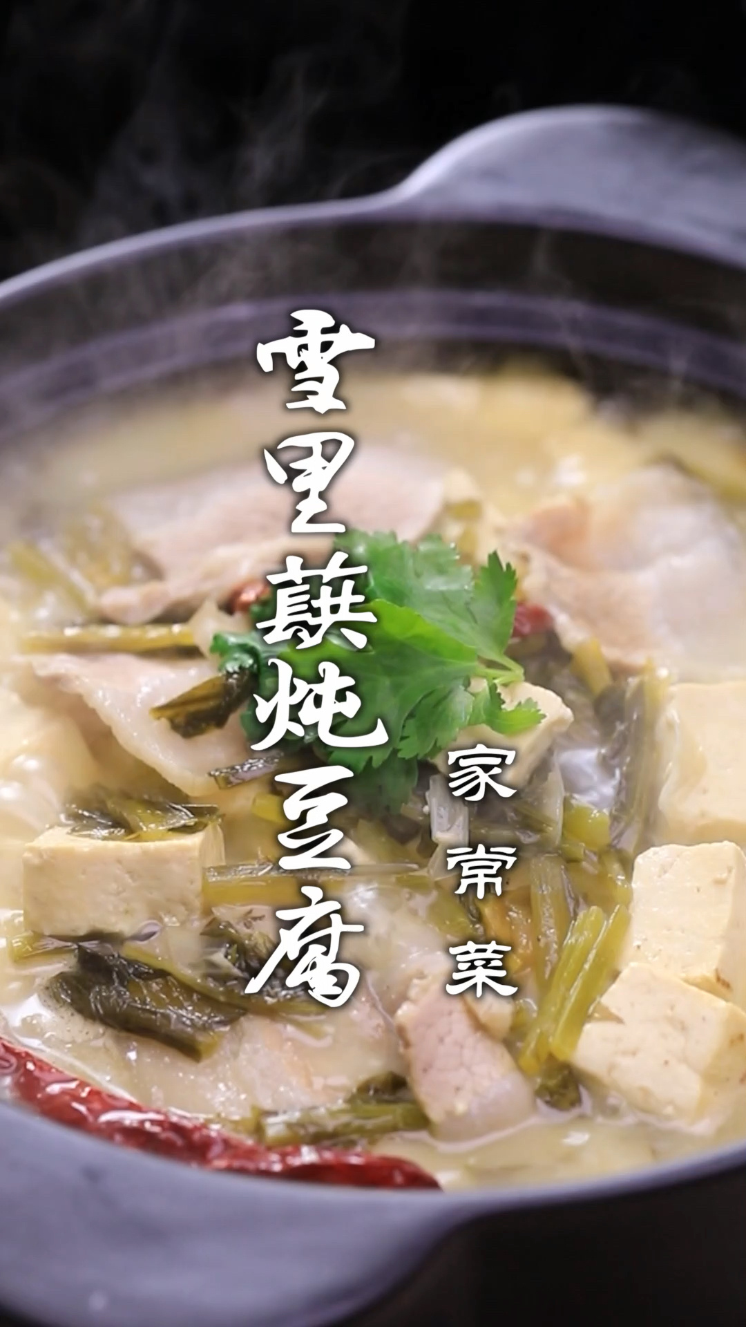 雪里蕻炖豆腐