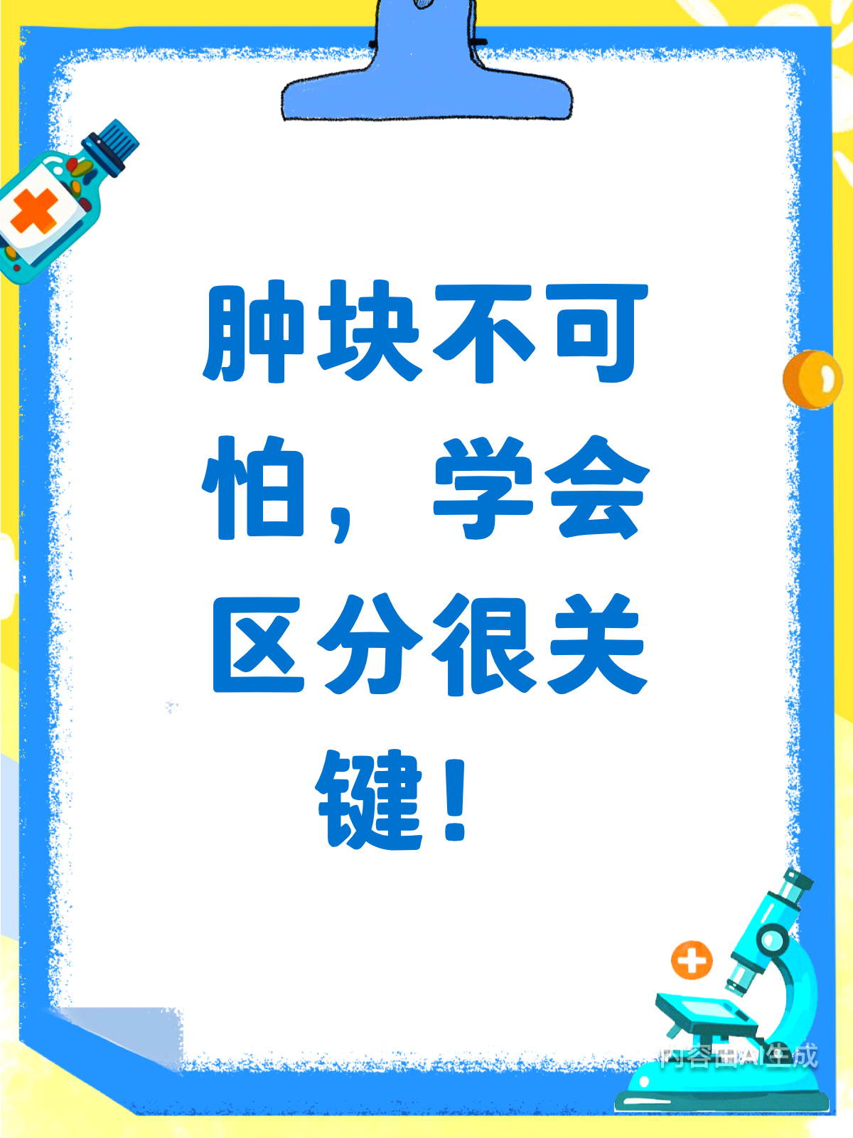 肿块别慌!教你快速区分好坏