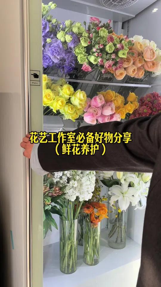花店不外传的自用好物分享 用了一年的鲜花冷风柜必须分享给你们～花店必备神器