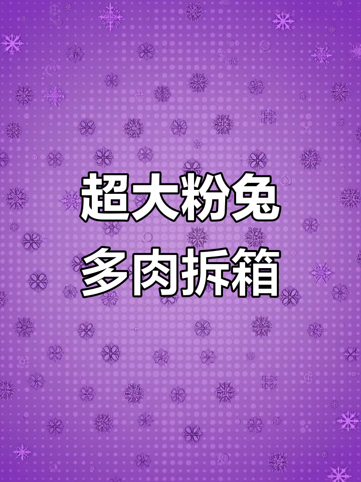 超大粉兔多肉开箱,包装完美到让人惊艳!