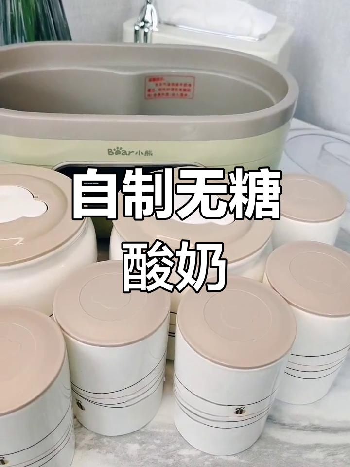 小熊酸奶机,轻松在家做无糖浓稠酸奶,孩子喝得放心