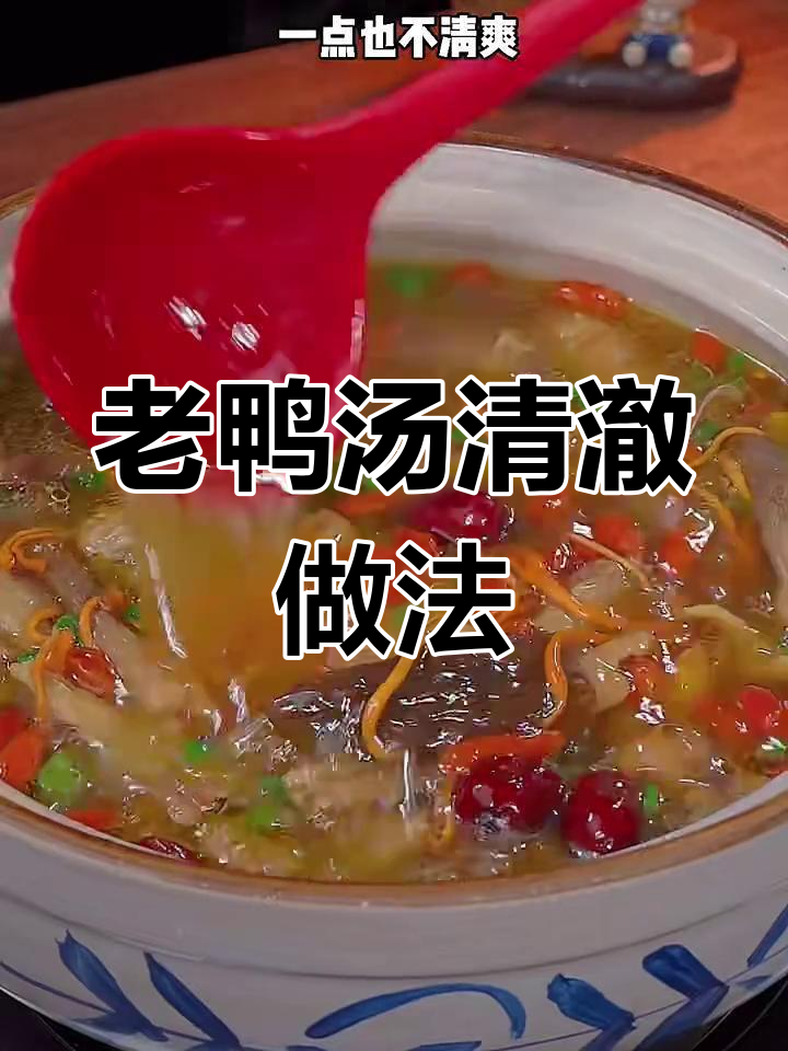 15年饭店炖汤秘诀,老鸭汤清亮又鲜美