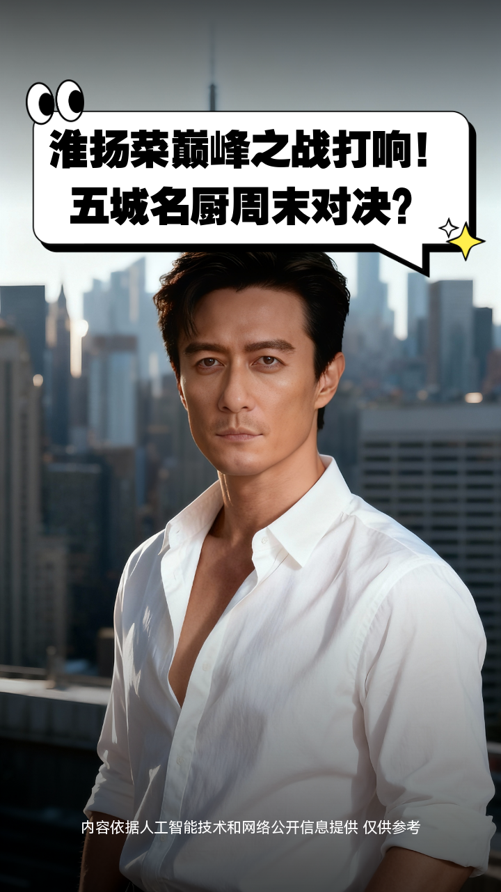 淮扬菜巅峰之战打响！五城名厨周末对决？