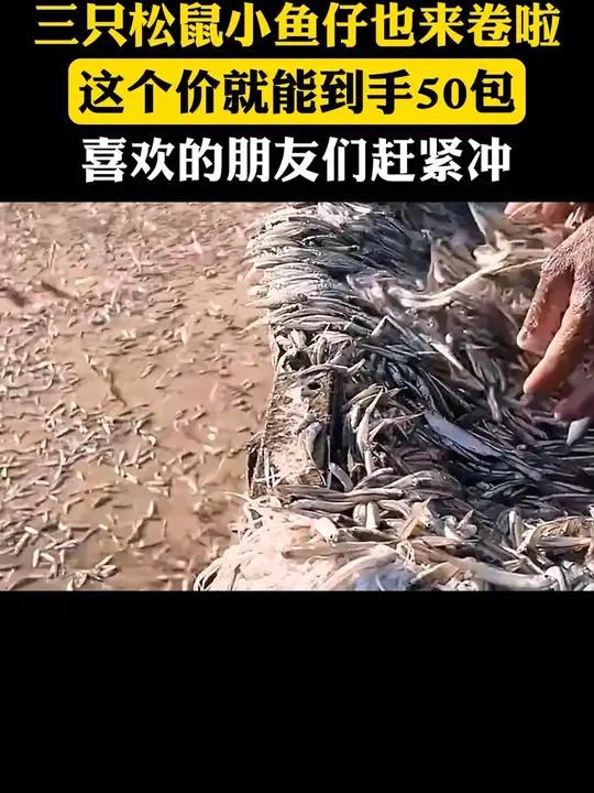 优选好物——原来大家常吃的小鱼仔早已在海底泛滥成灾 追剧小零食 小鱼仔 三只松鼠 好物推荐