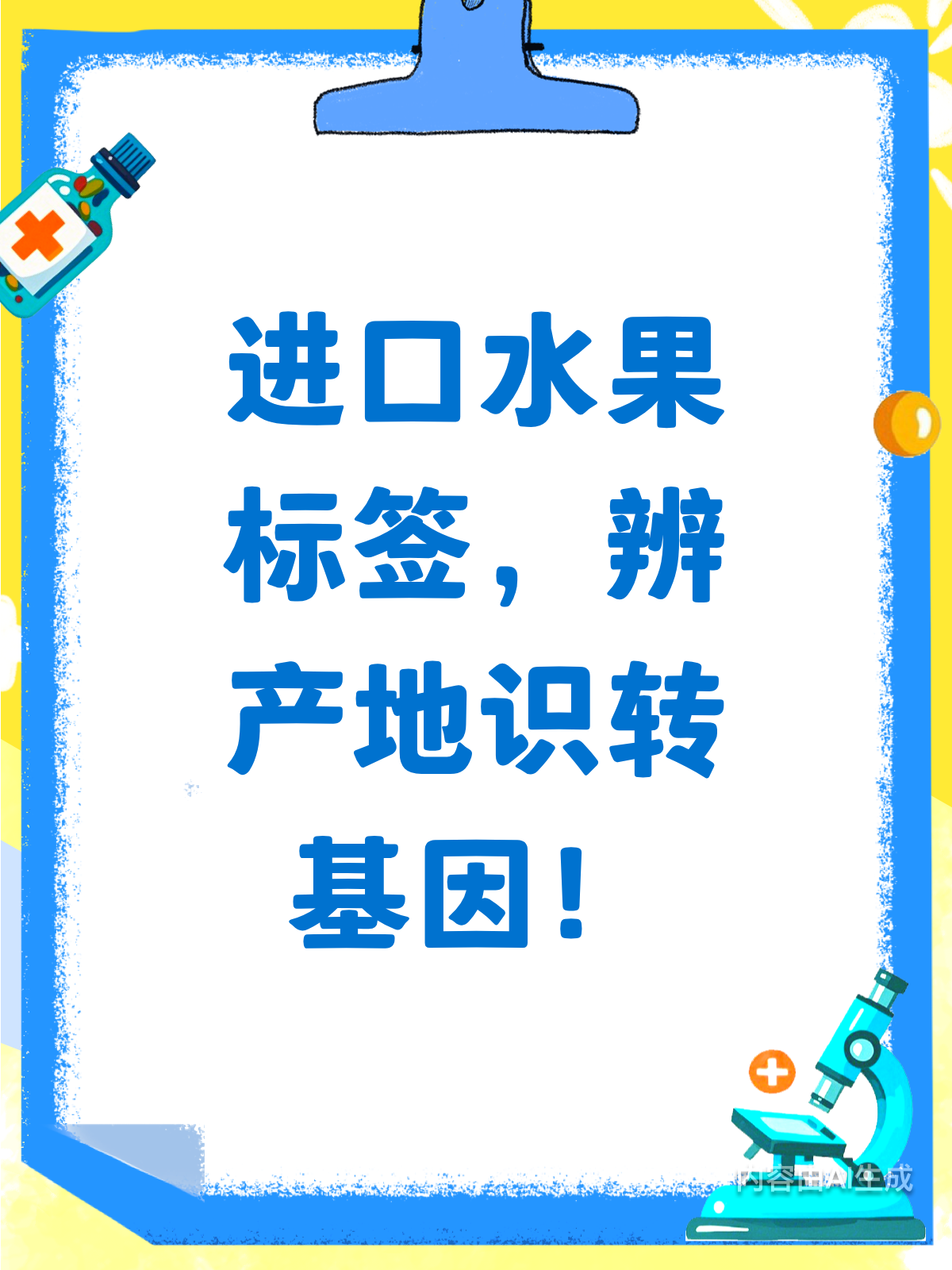 进口水果标签藏玄机,这样看产地&转基因!