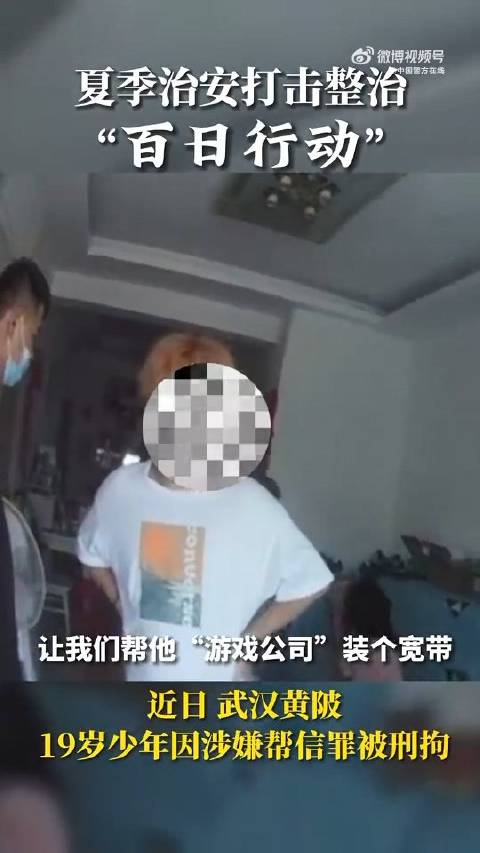 「帮诈骗分子提供一站式服务19岁少年被刑拘」净网2022 2022夏季治安打击整治百日行动