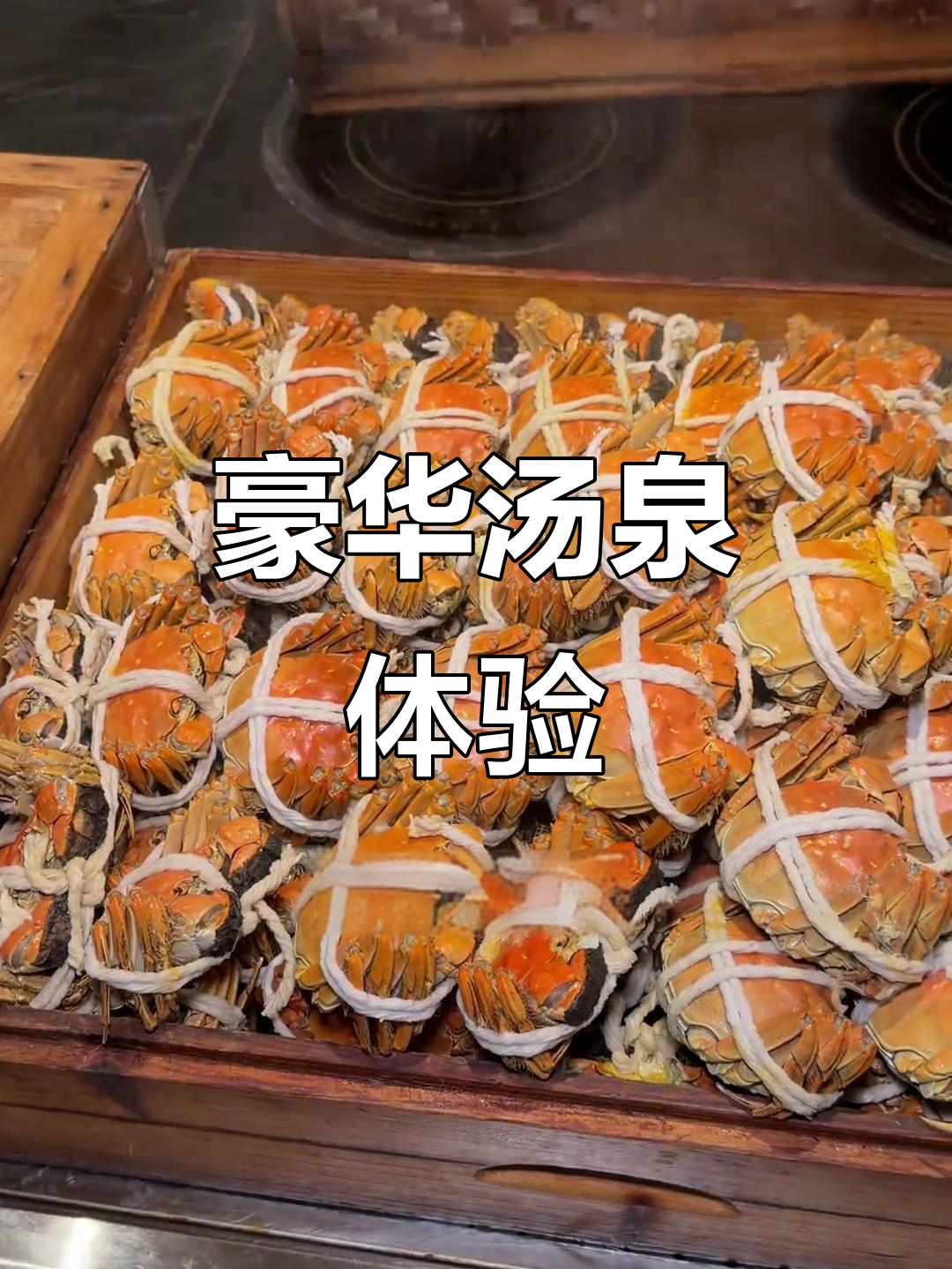 汤泉里尽享奢华,大闸蟹、星巴克应有尽有