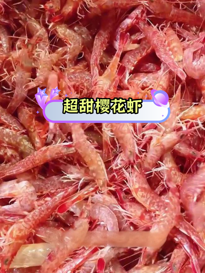 深海樱花虾,甜美无比