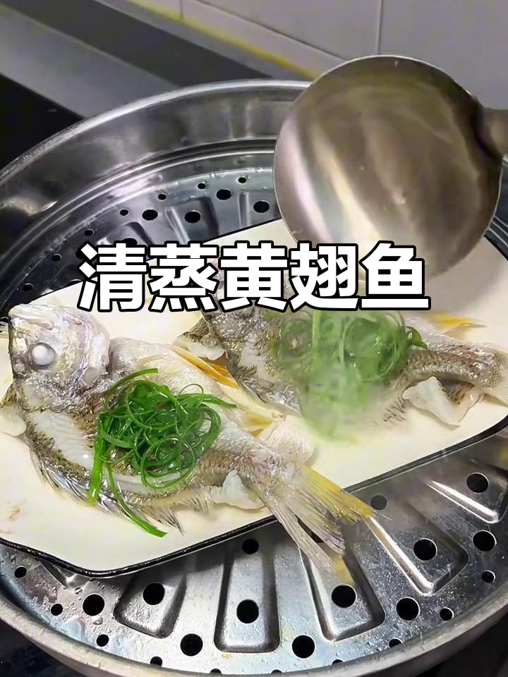 清蒸黄翅鱼,鲜嫩美味不上火,做法超简单