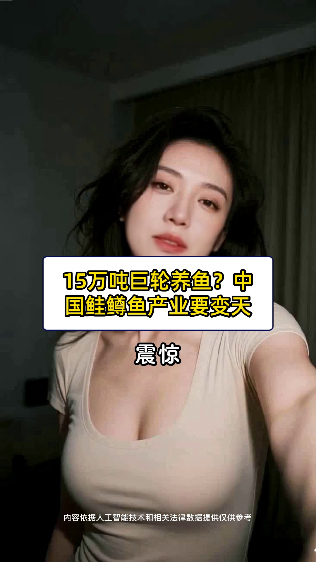 15万吨巨轮养鱼？中国鲑鳟鱼产业要变天