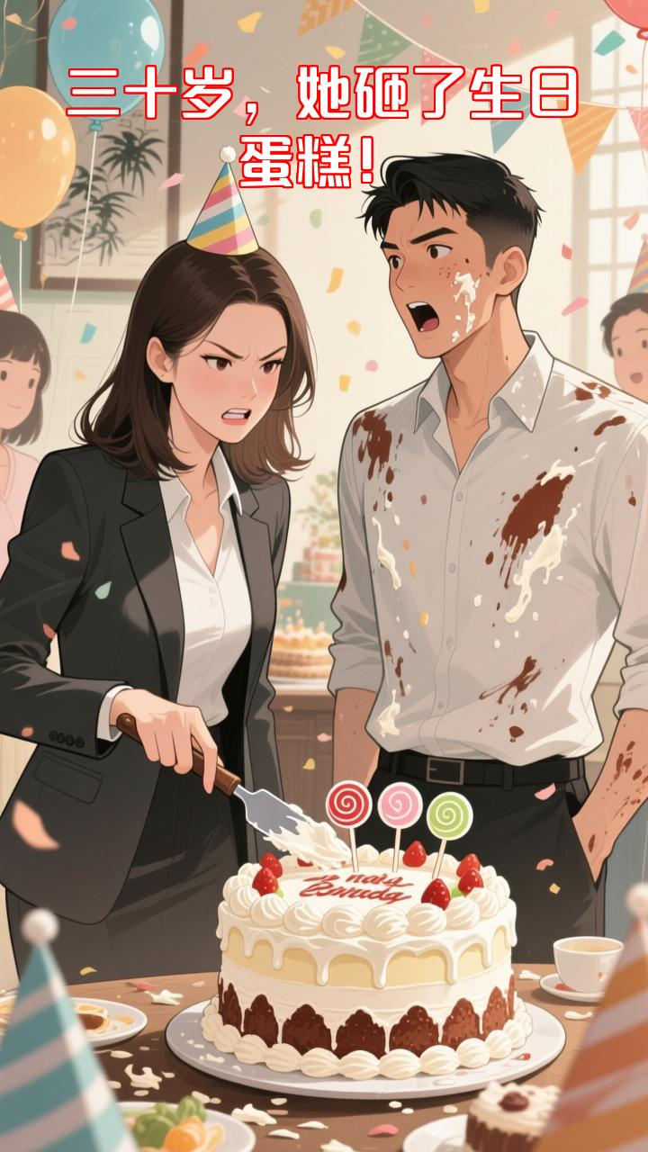 三十岁生日当天,她把蛋糕扣在了老公脸上