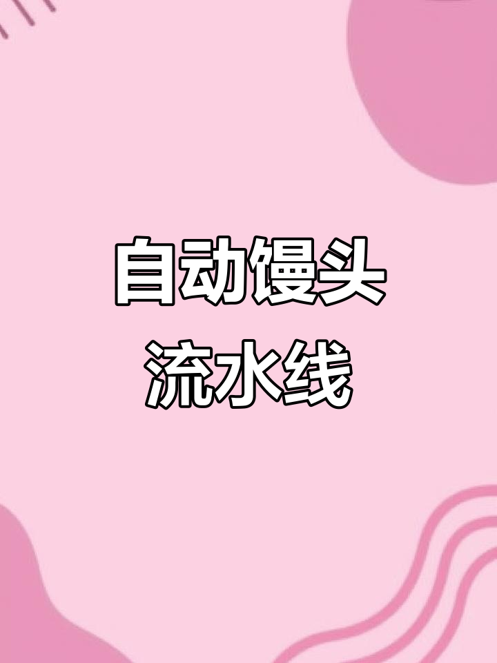 全自动馒头生产线,蒸馒头更高效