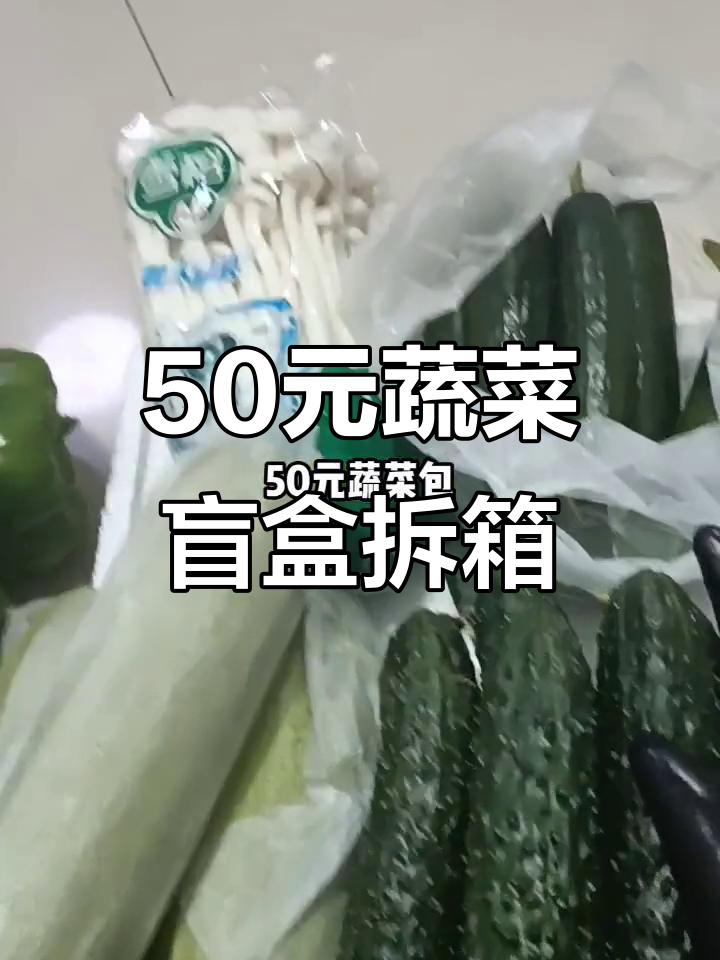 长春宽城区50元蔬菜盲盒大揭秘,8样菜超值!