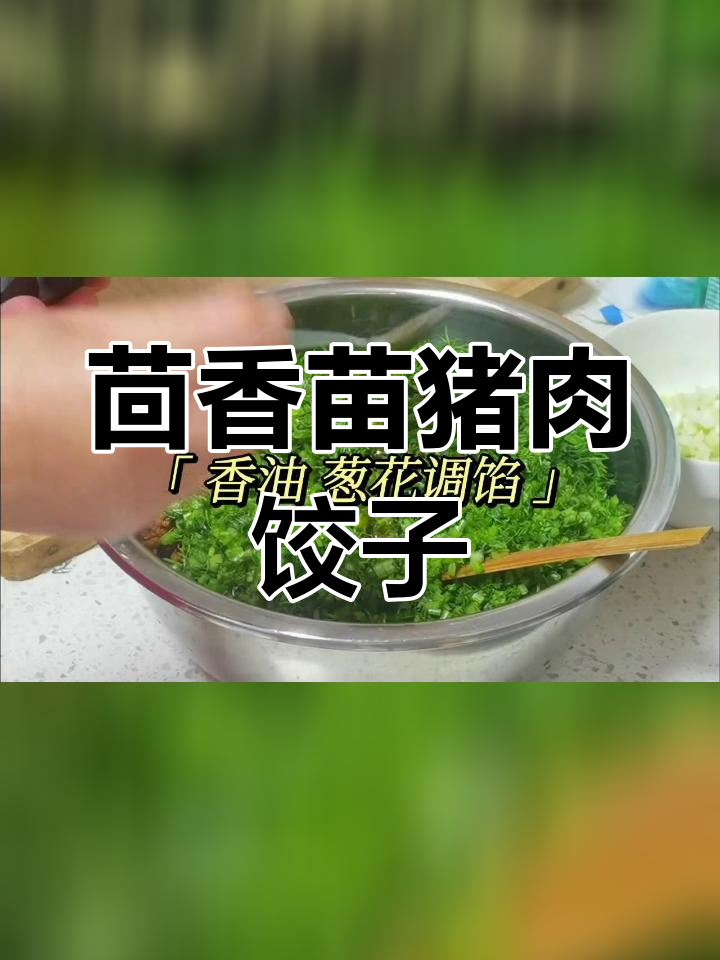 熟肉馅茴香苗饺子做法,促进消化健胃行气