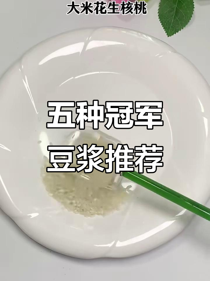 各种豆浆的养生功效,选对配方让你健康加倍