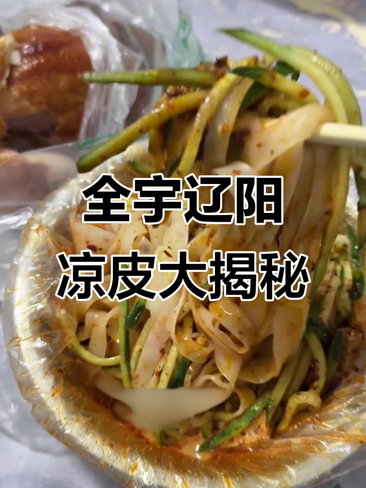 辽阳凉皮火爆全宇宙,烧鸡配花生米更美味