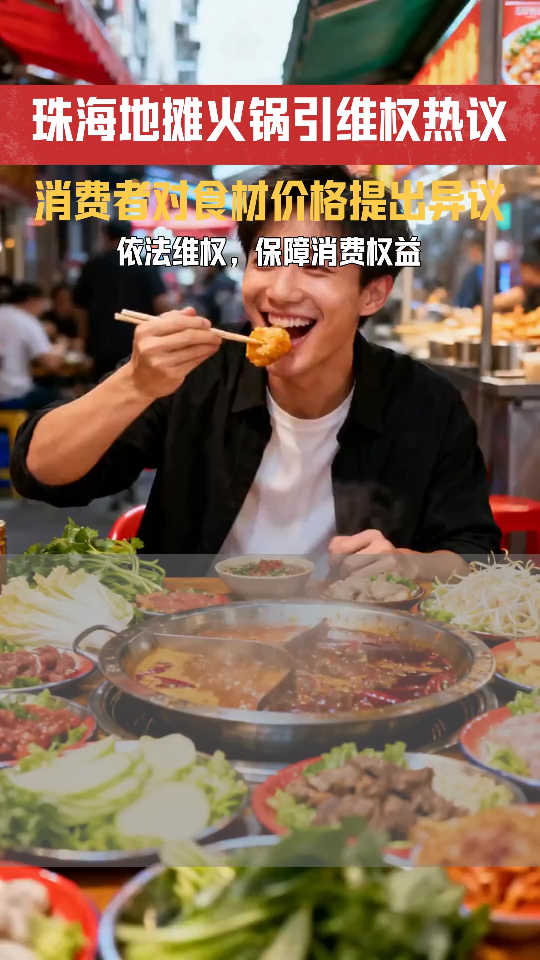 菜市场价格吃地摊火锅 消费者与商家就食材称重及价格是否有权提出异议