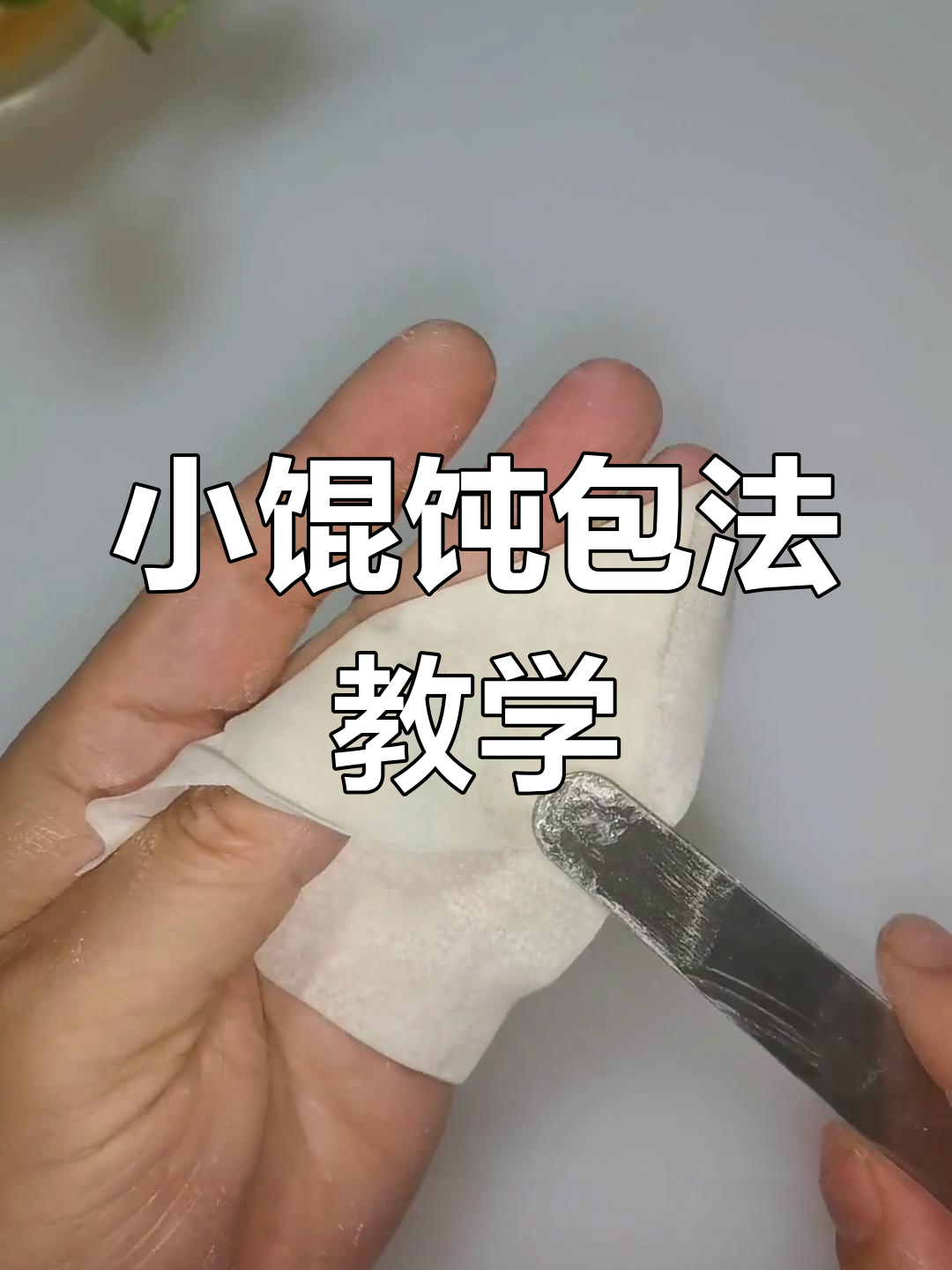 轻松学会泡泡小馄饨包法，简单又好玩