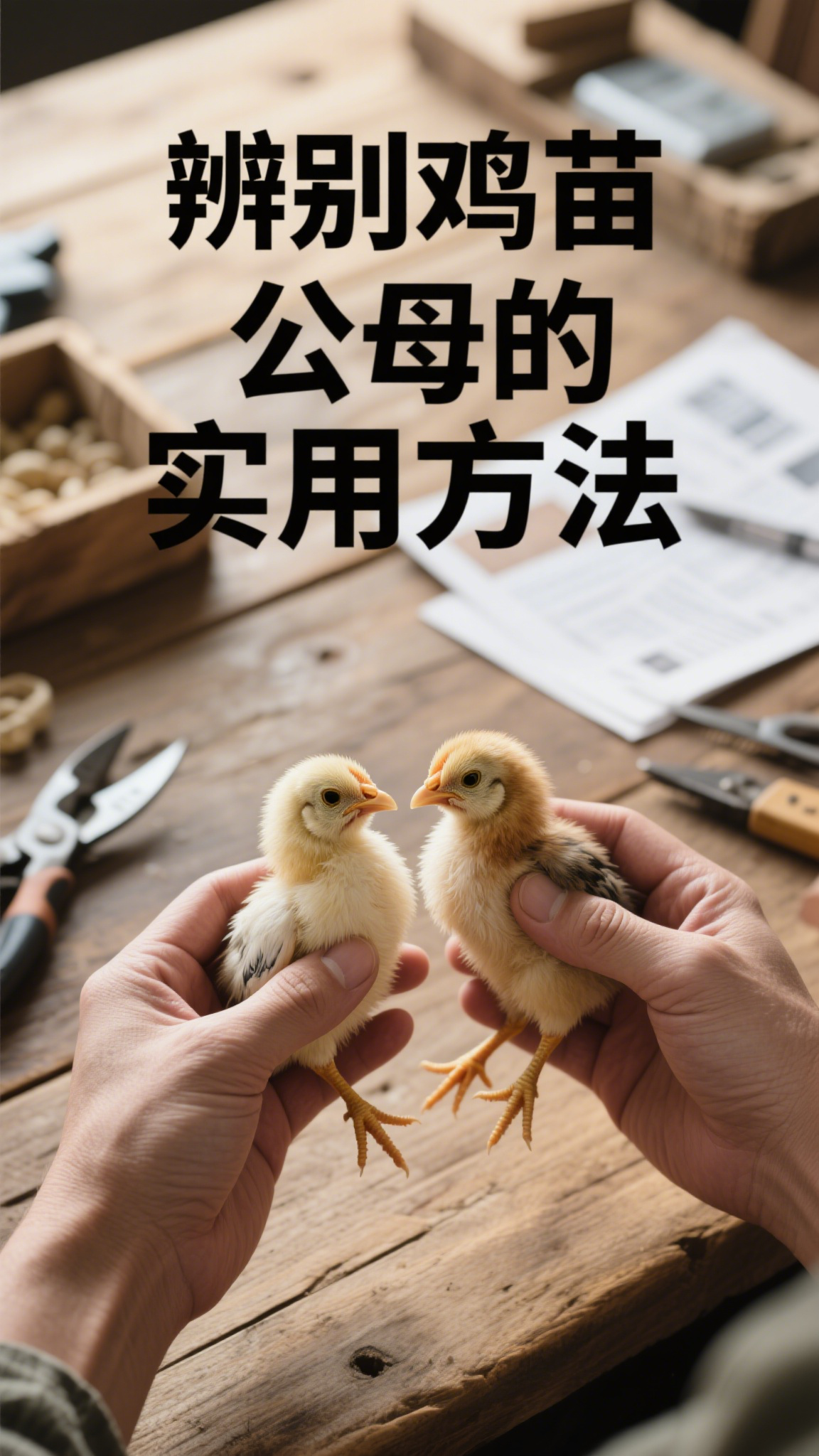 辨别鸡苗公母的实用方法