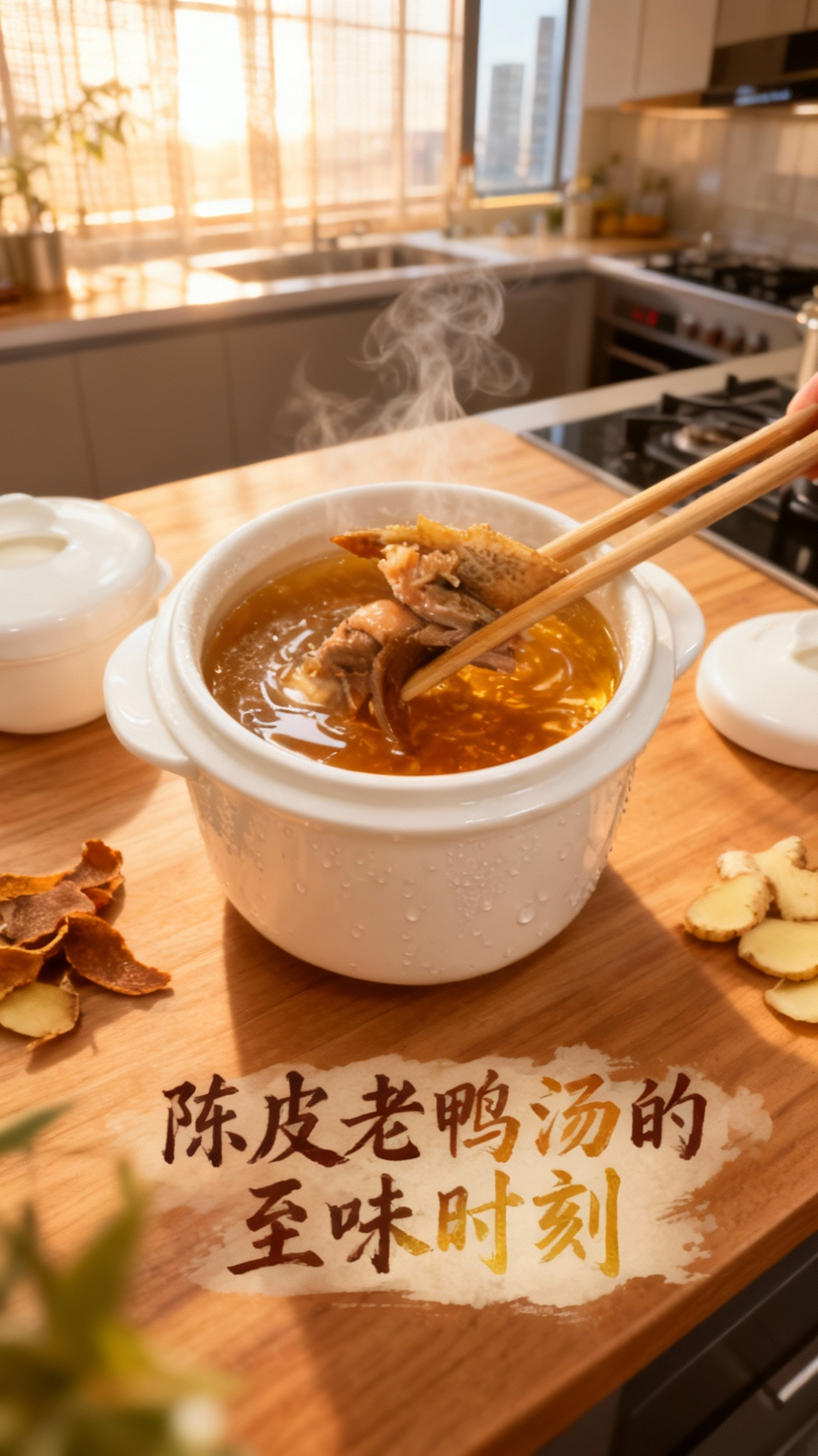 陈皮炖老鸭,健脾润肺的经典粤汤