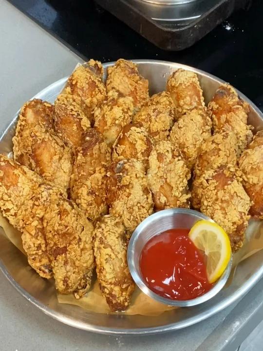 巨香的蒜香酥皮炸鸡翅我想安利给所有人