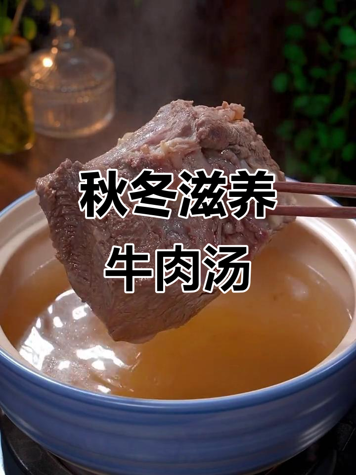 秋季喝牛肉汤，滋补养生，肉香浓郁，暖心又健康