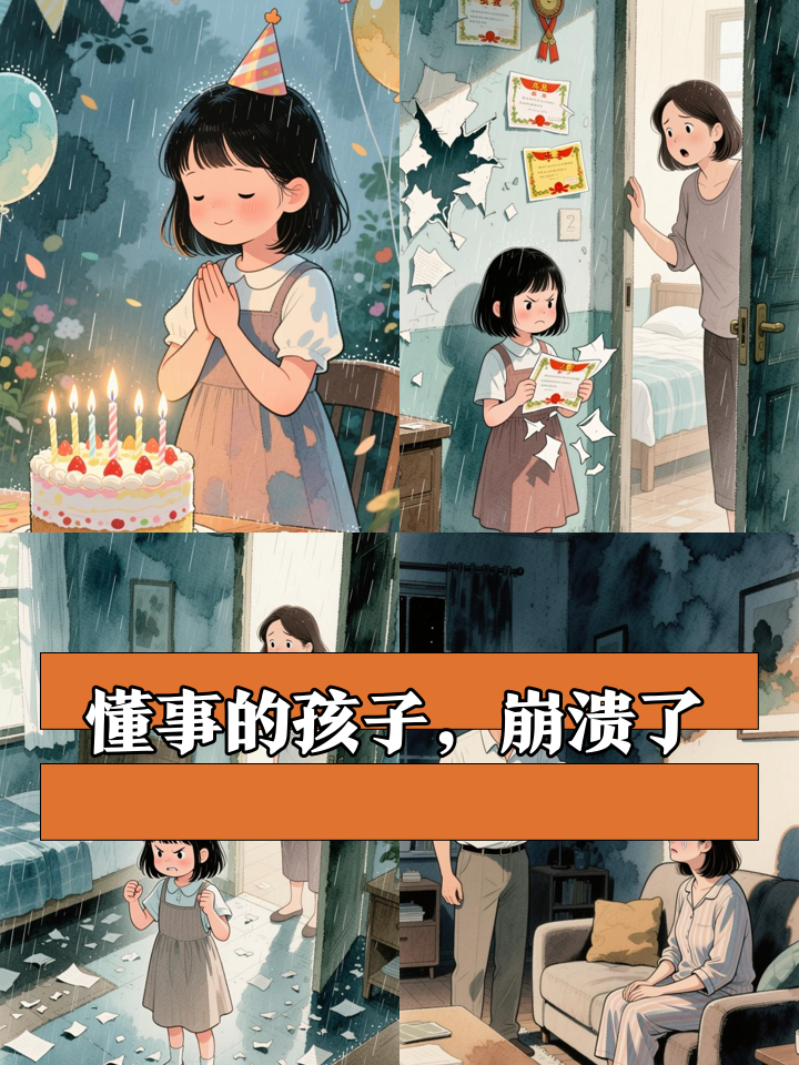 妈妈夸我懂事的那天，我把奖状撕碎了