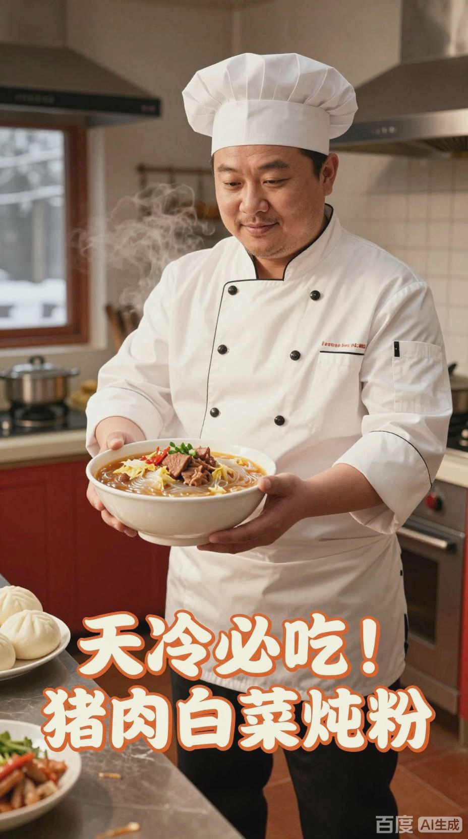 天冷必备：猪肉白菜炖粉条