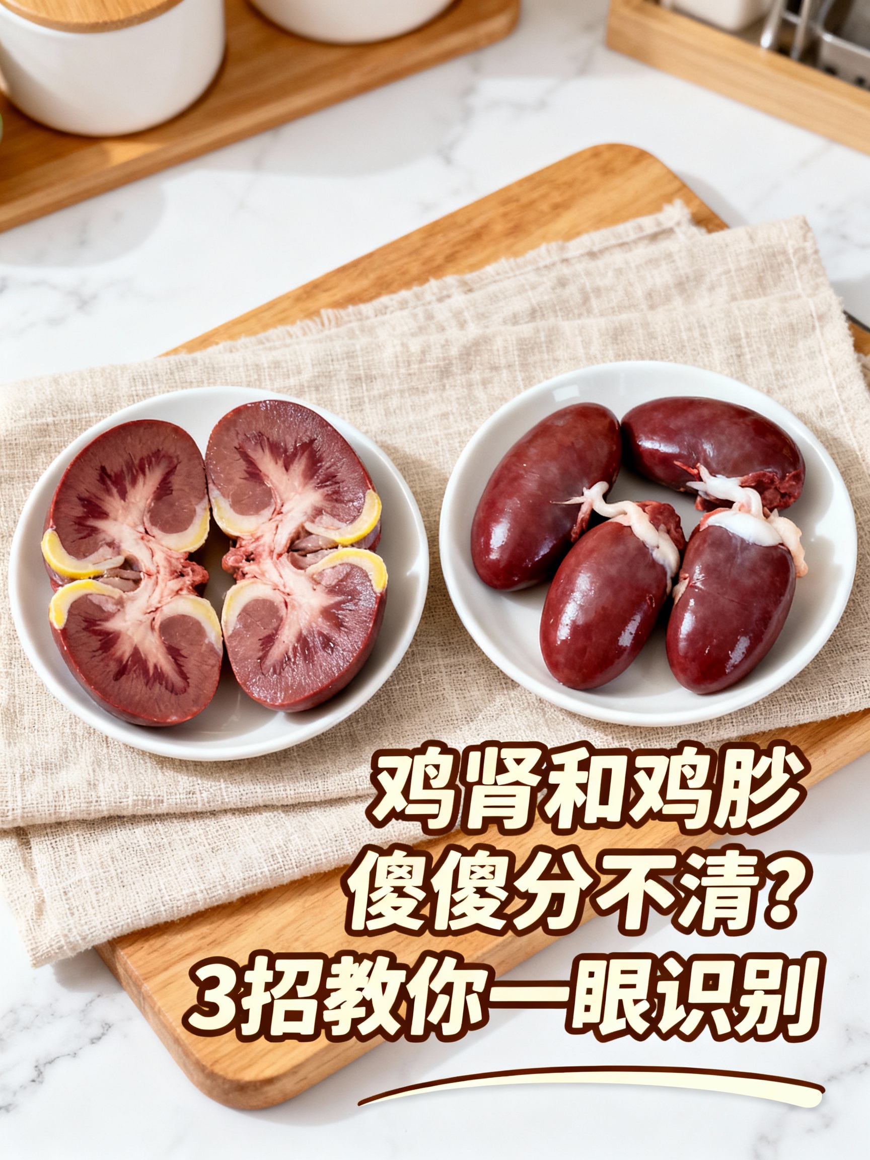 鸡肾和鸡胗傻傻分不清?3招教你一眼识别