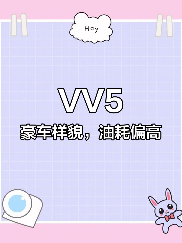 长城VV5:豪华外观与高油耗的完美结合