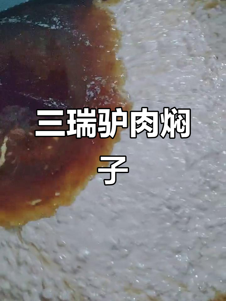 驴肉焖子,三瑞带来美味新体验